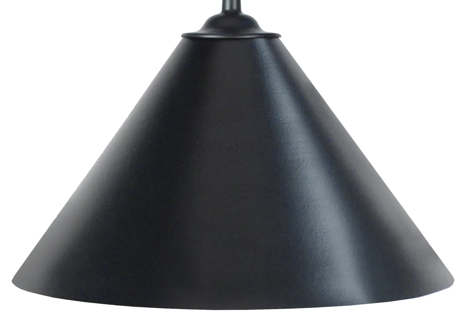 Tosel Conique Sospensione Conica Nero D24 cm Metallo