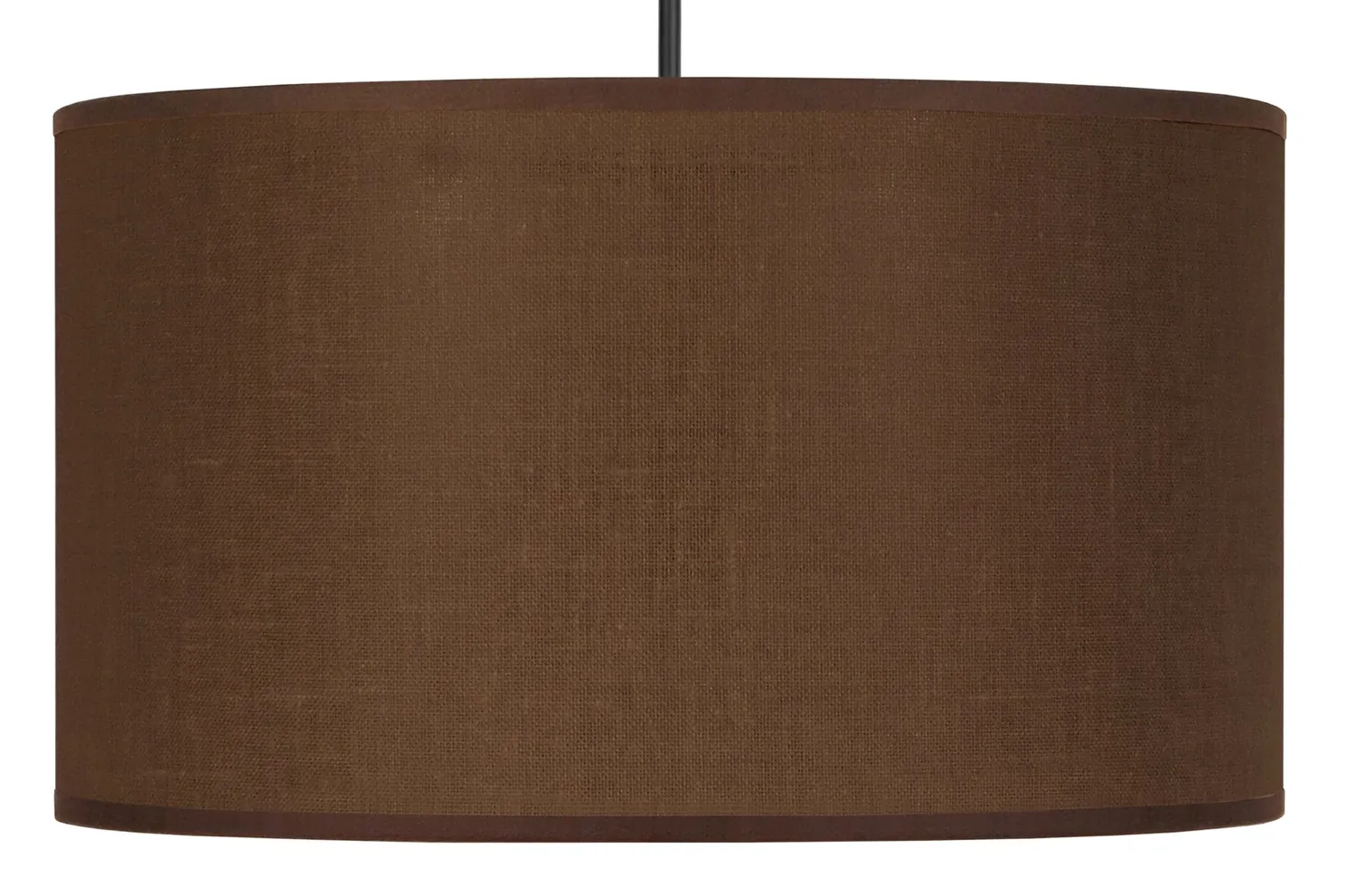 Tosel Cuttack sospensione cilindro tessuto marrone 30x100 cm