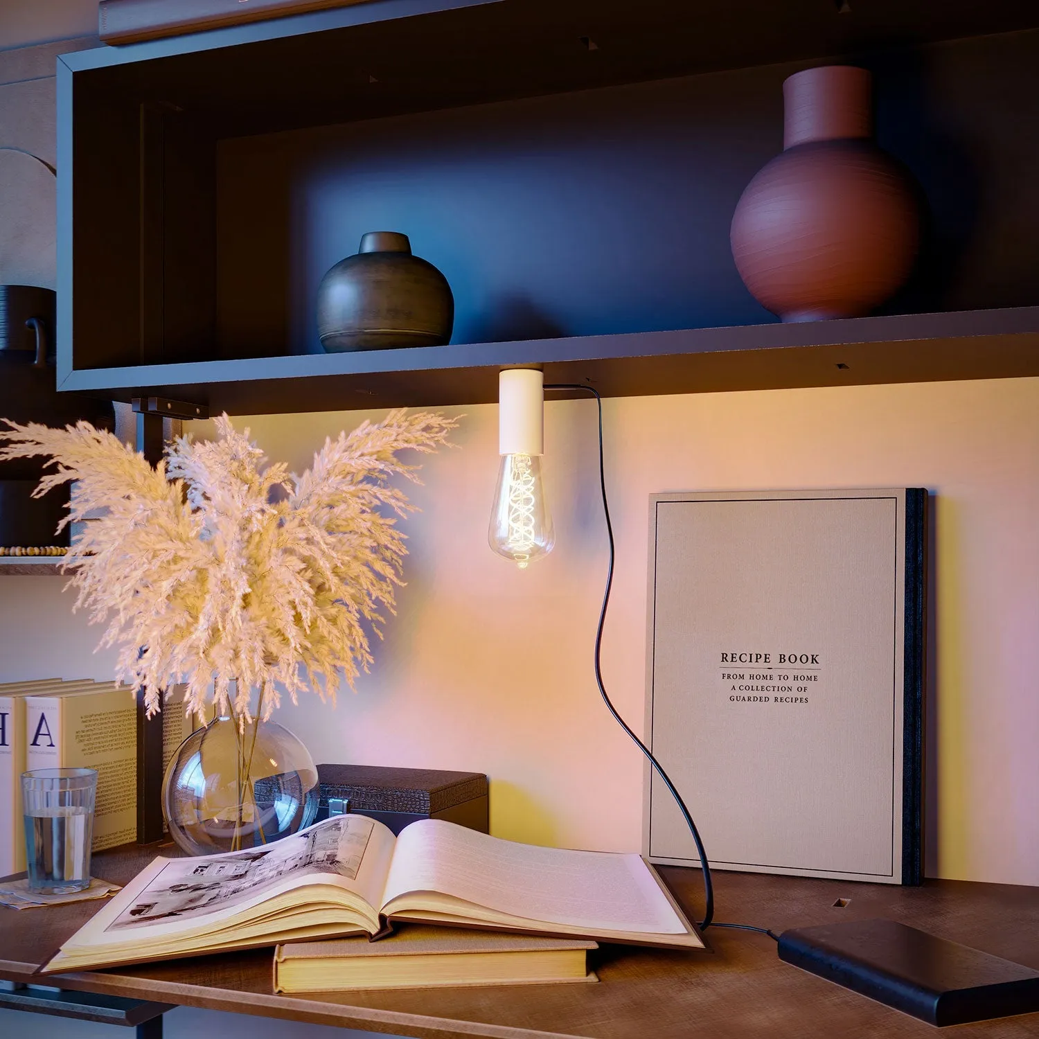 Creative Cables SI! lampada tavolo 5V bianco opaco