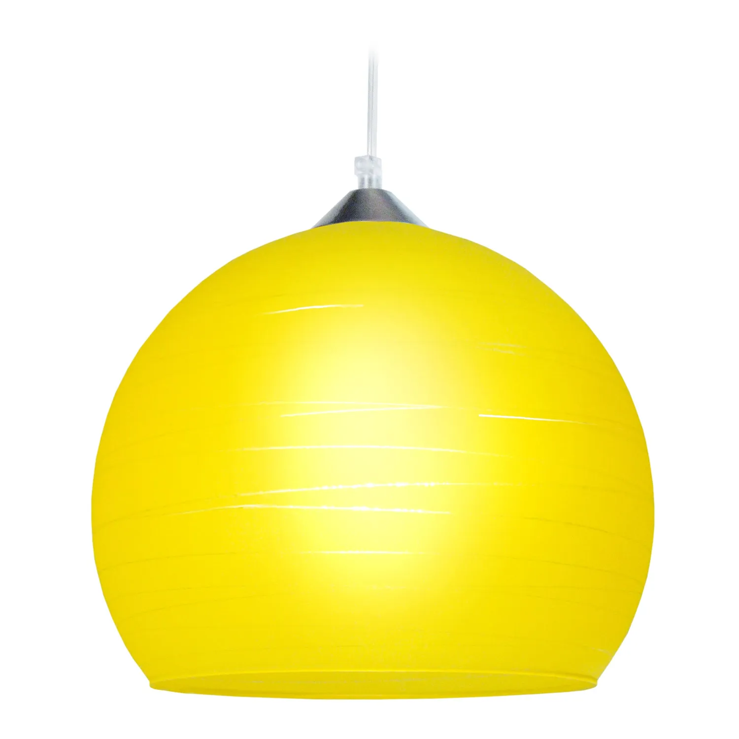 Tosel GLOBE LIGNES sospensione vetro bianco 30x100 cm