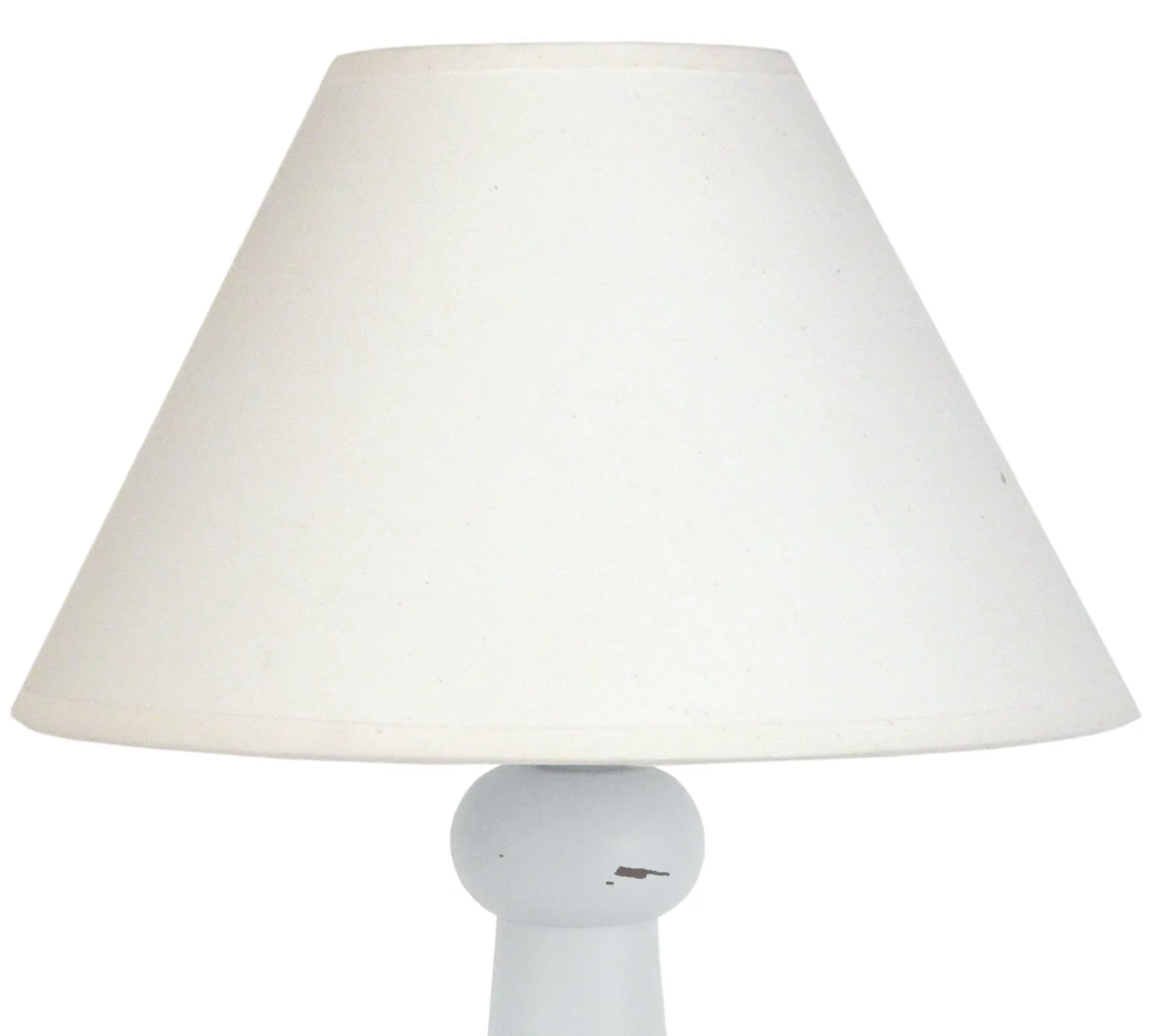 Tosel Fréjus lampada da tavolo bianca 40 cm
