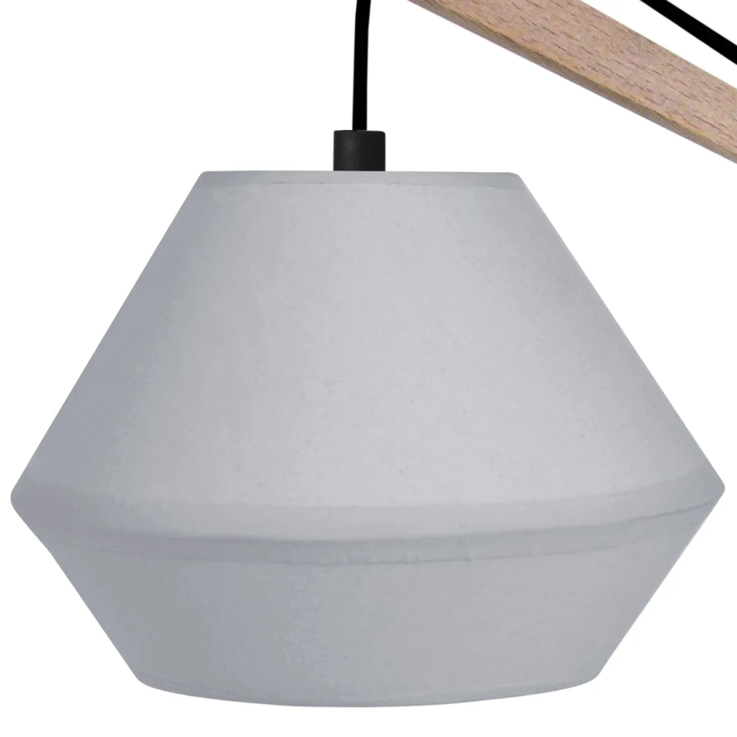 Tosel Belfort Cone lampada da tavolo arco ecru 29x35cm E14