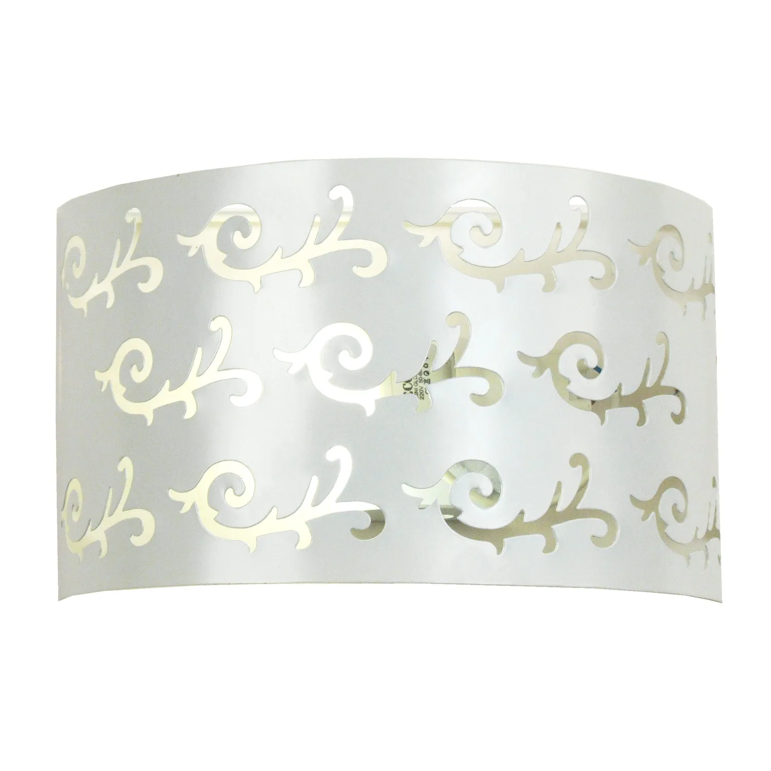 Tosel Lys applique parete metallo nero su giu