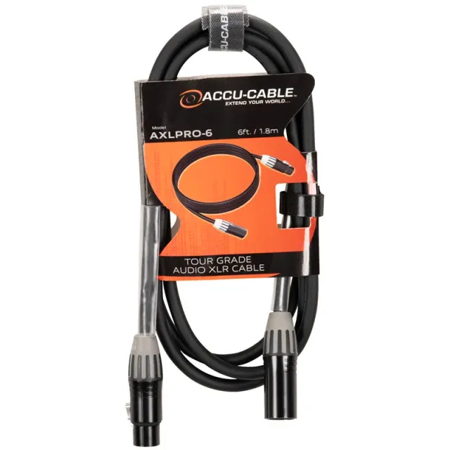 American DJ AXLPRO-6 cavo microfonico XLR 2 m