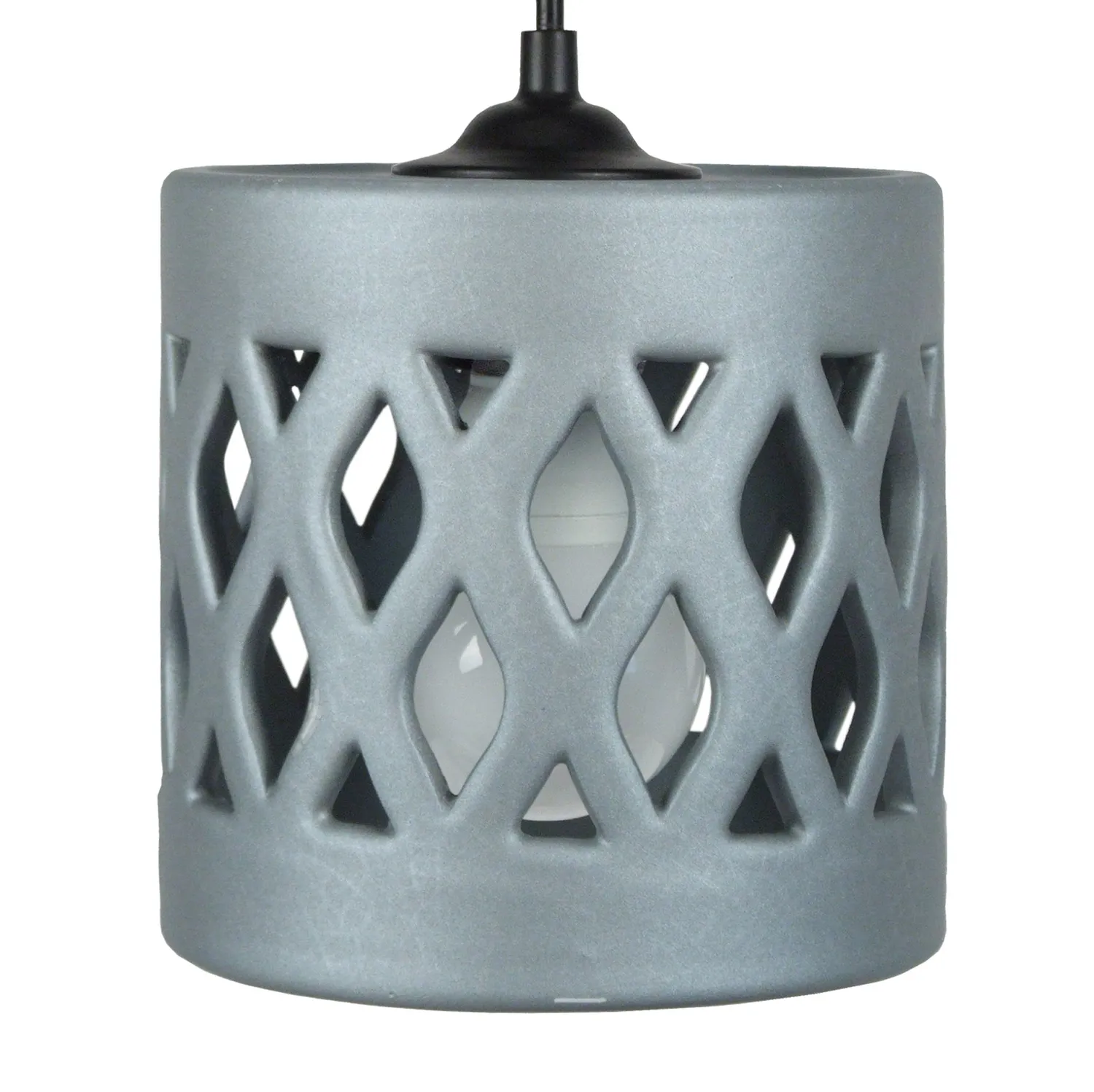Tosel Covo sospensione ceramica bianca E27