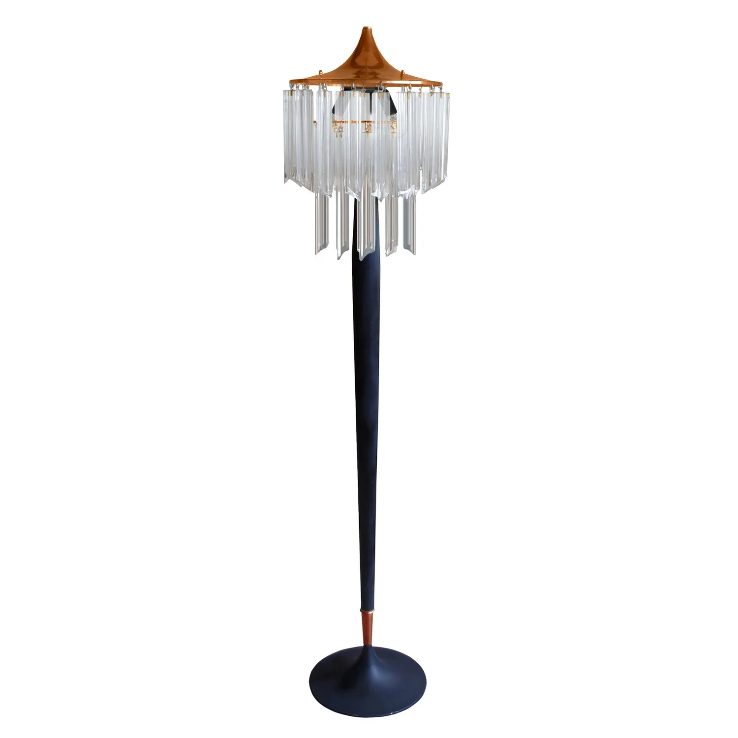 Tosel Leipzig piantana colonna rame 170 cm