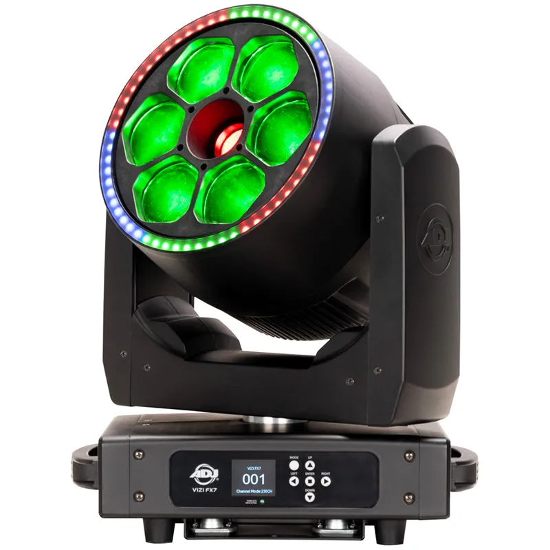 American DJ Vizi FX7 testa mobile beam wash 4 effetti