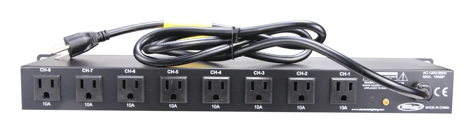 American DJ E-107USB power center rack 8 canali accessorio