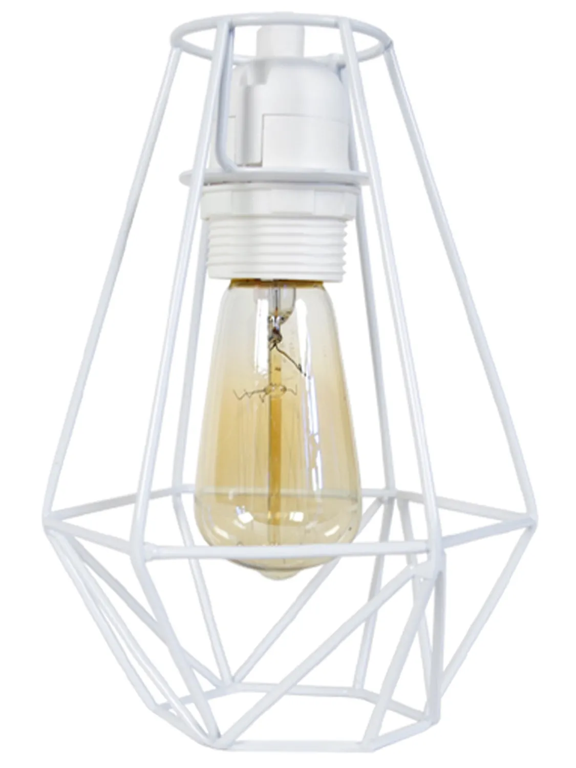 Tosel Olympia Lady Villepot lampadario barra 90 cm bianco 3xE27
