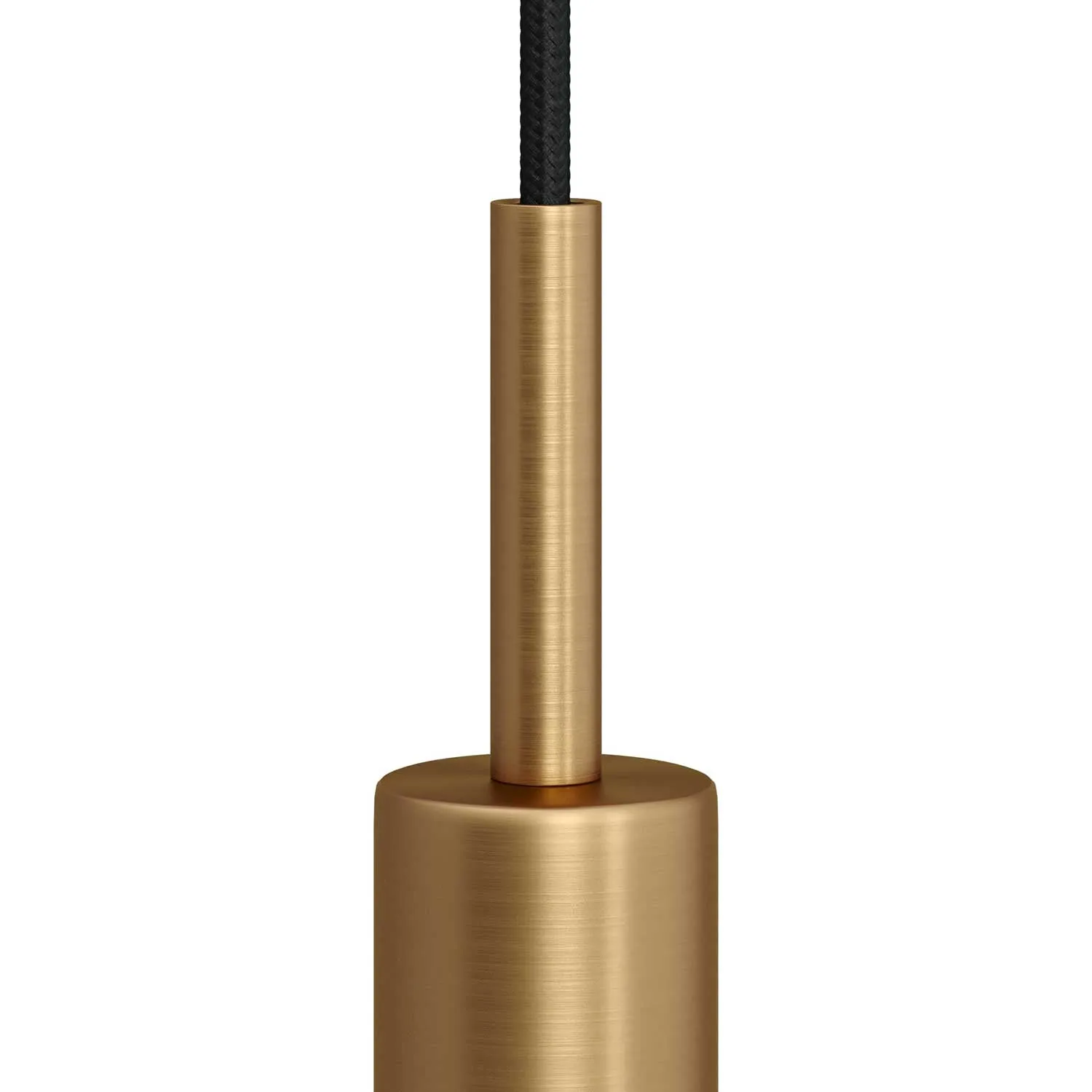 Creative Cables pressacavo cilindrico 7 cm bronzo satinato metallo