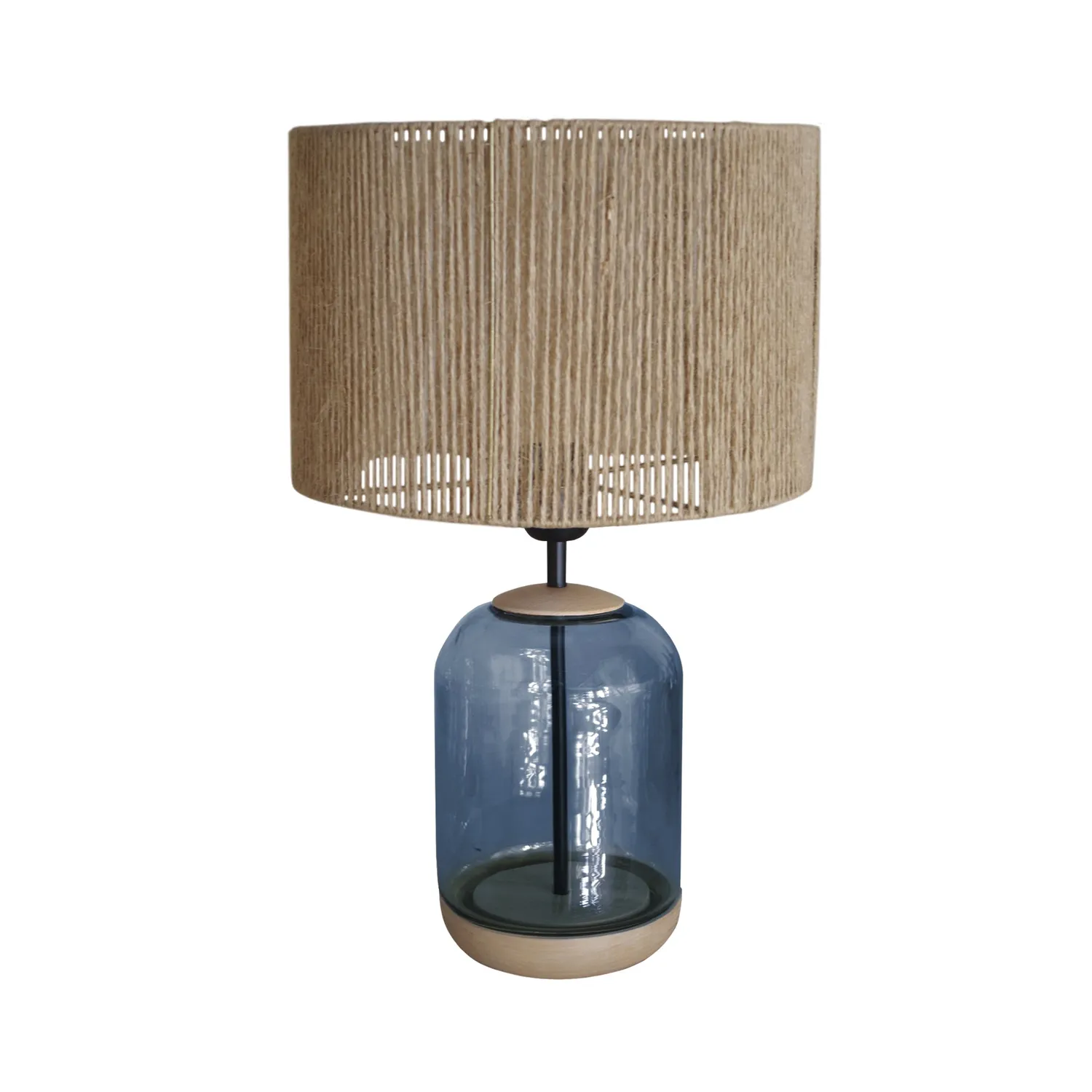 Tosel Svalbard Midium lampada da tavolo vetro trasparente 30x50cm