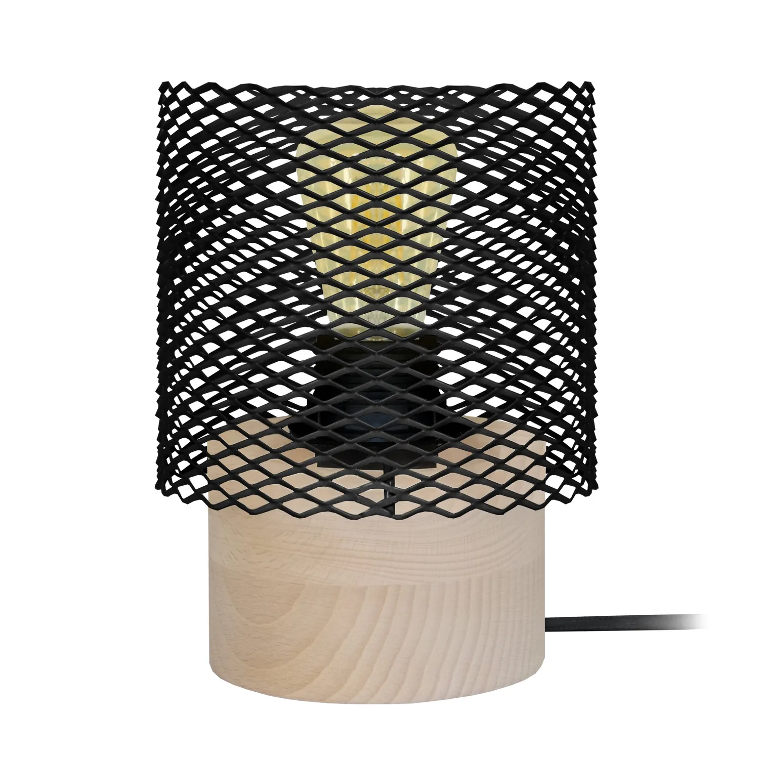 Tosel Adonis mini lampada tavolo bianco 13,5x19,5 cm