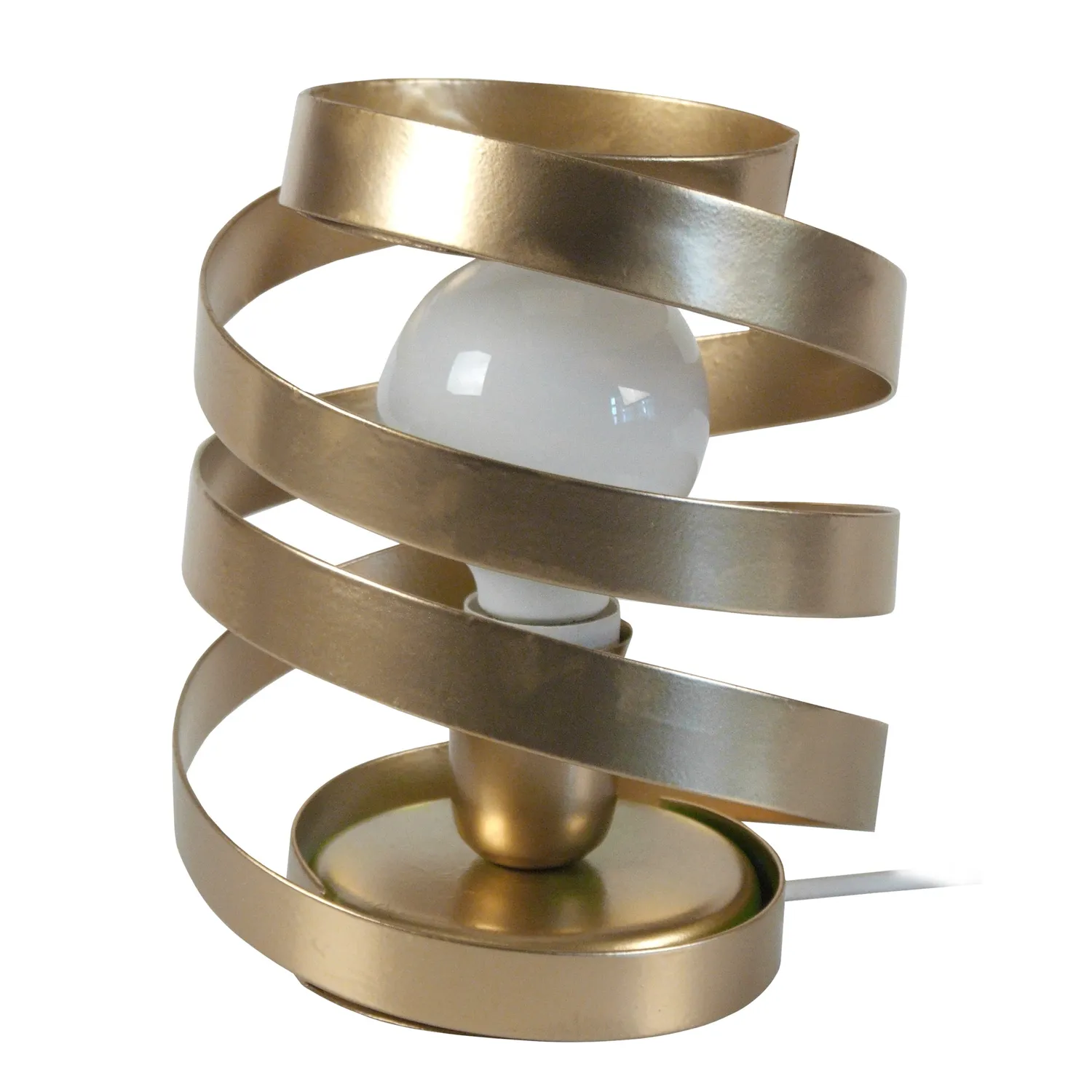 Tosel Barber Pole lampada tavolo nera 18x22 metallo
