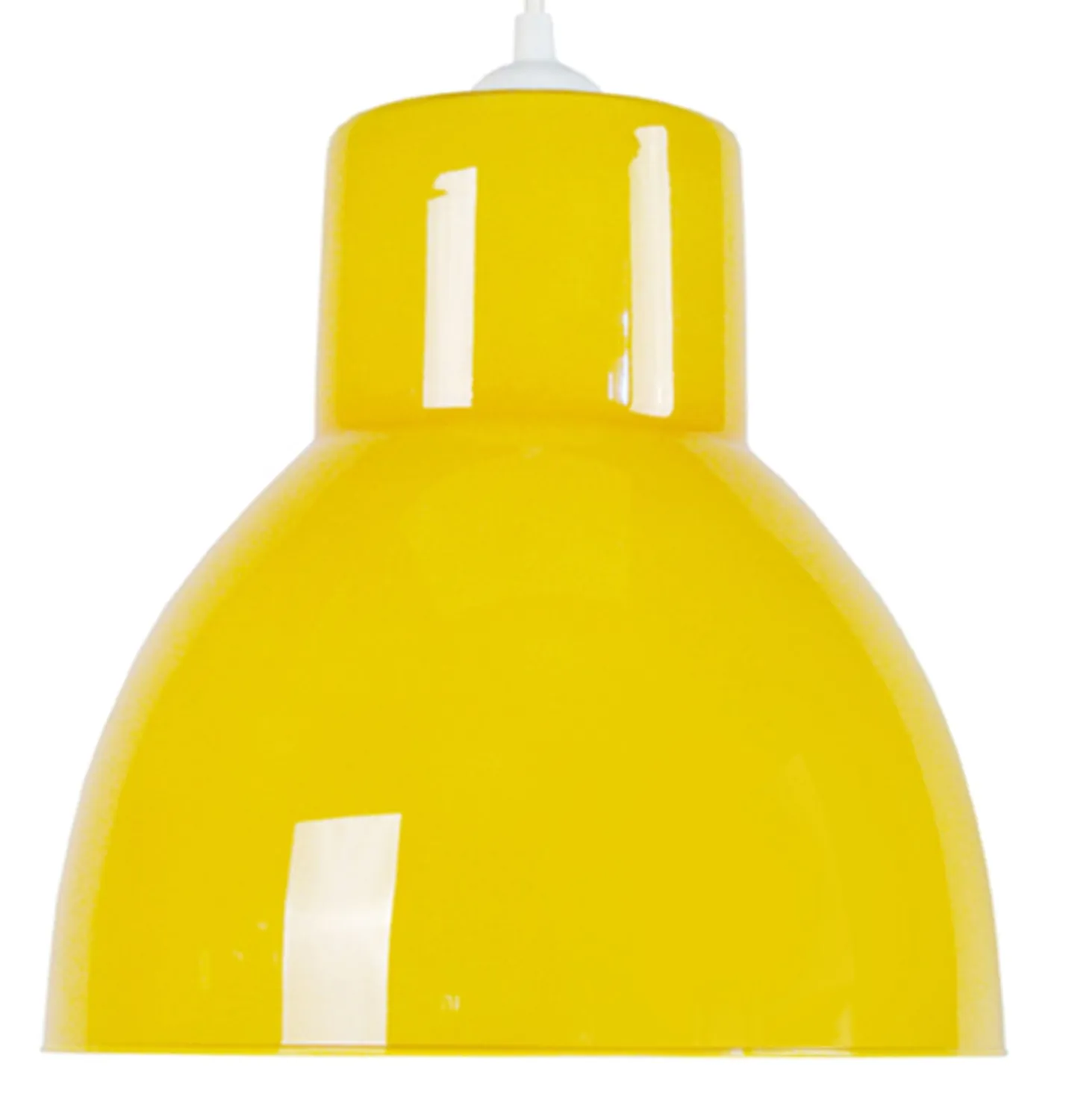 Tosel Cloche Verre B sospensione cupola vetro 25x100cm bianca