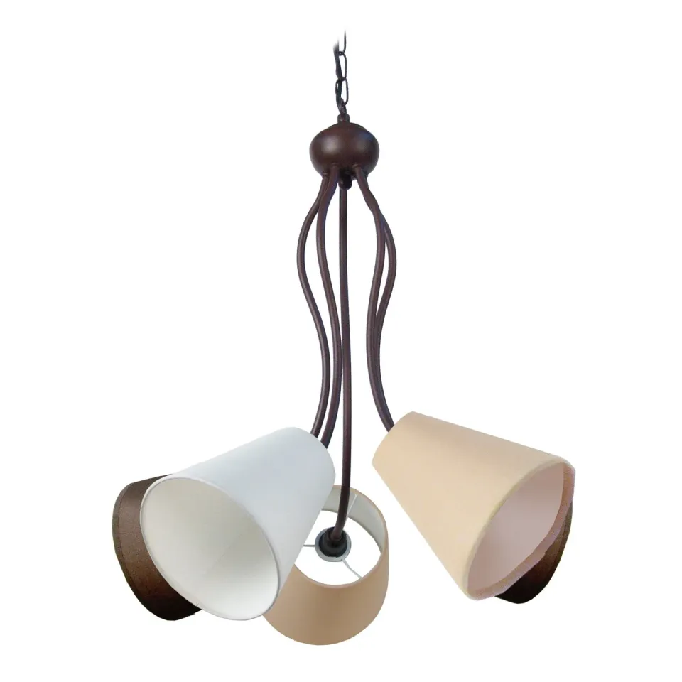 Tosel Nice lampadario metallo 5 luci multicolore
