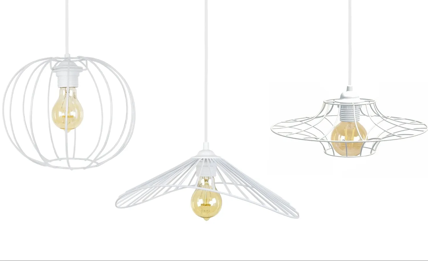 Tosel Asolo Lady UFO lampadario barra 30x90 cm 3 luci