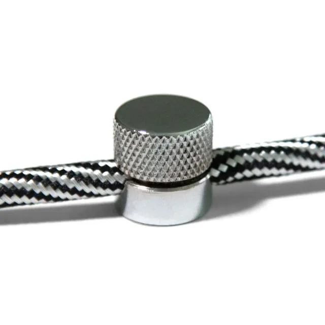 Creative Cables Sarè passacavo parete cromo 2 pezzi