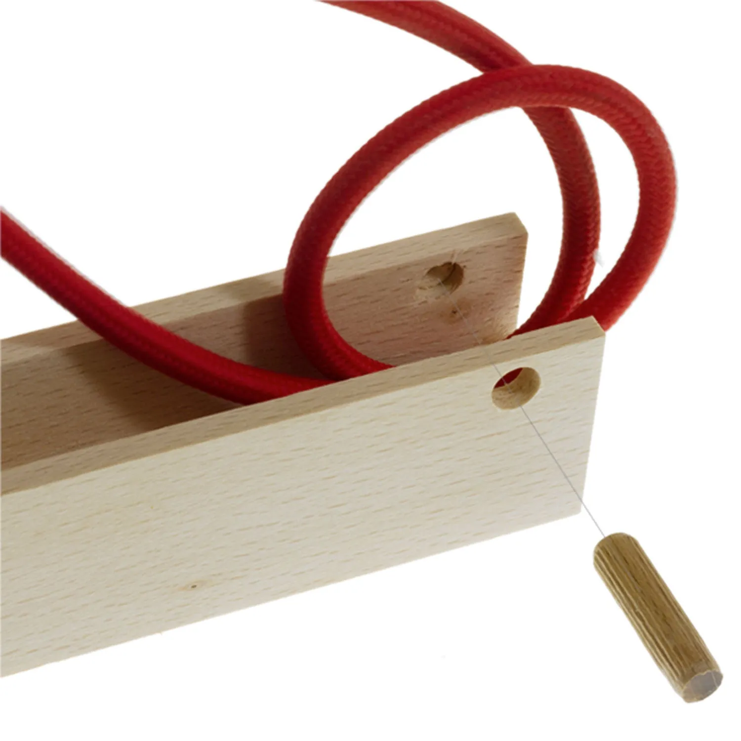 Creative Cables Pinocchio supporto parete legno naturale regolabile