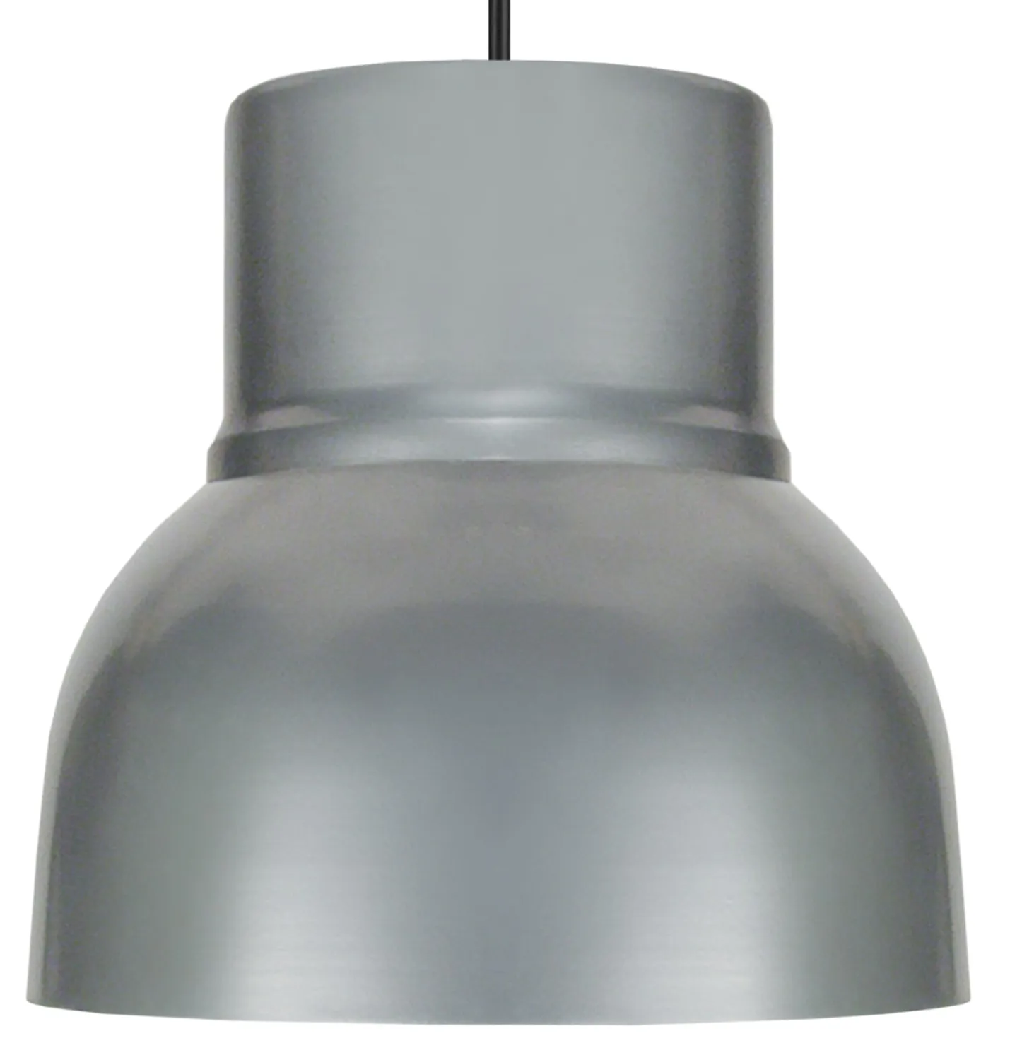 Tosel Cloche sospensione 25x100cm bianca cupola E27