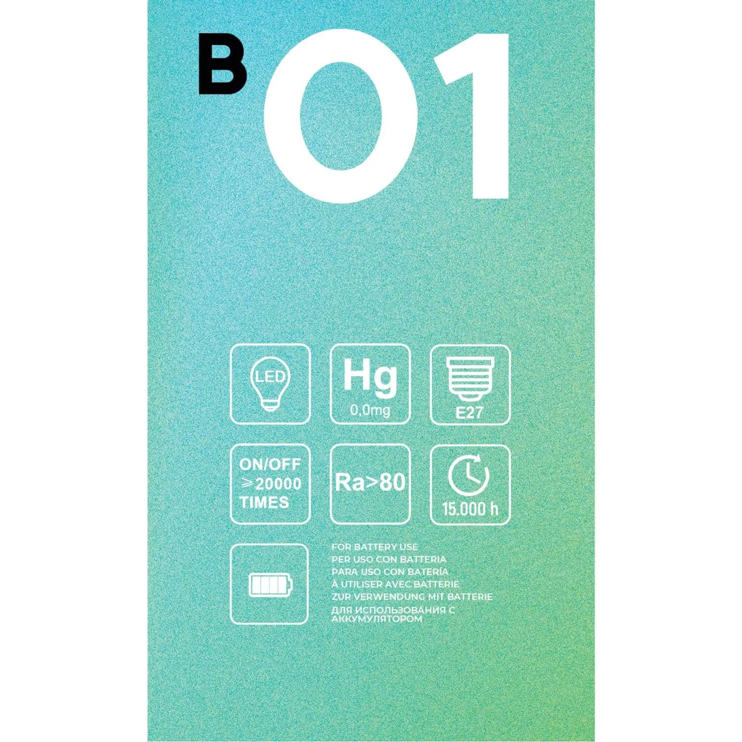 Bebulbs B01 lampadina LED ST64 E27 oro 5V dimmerabile