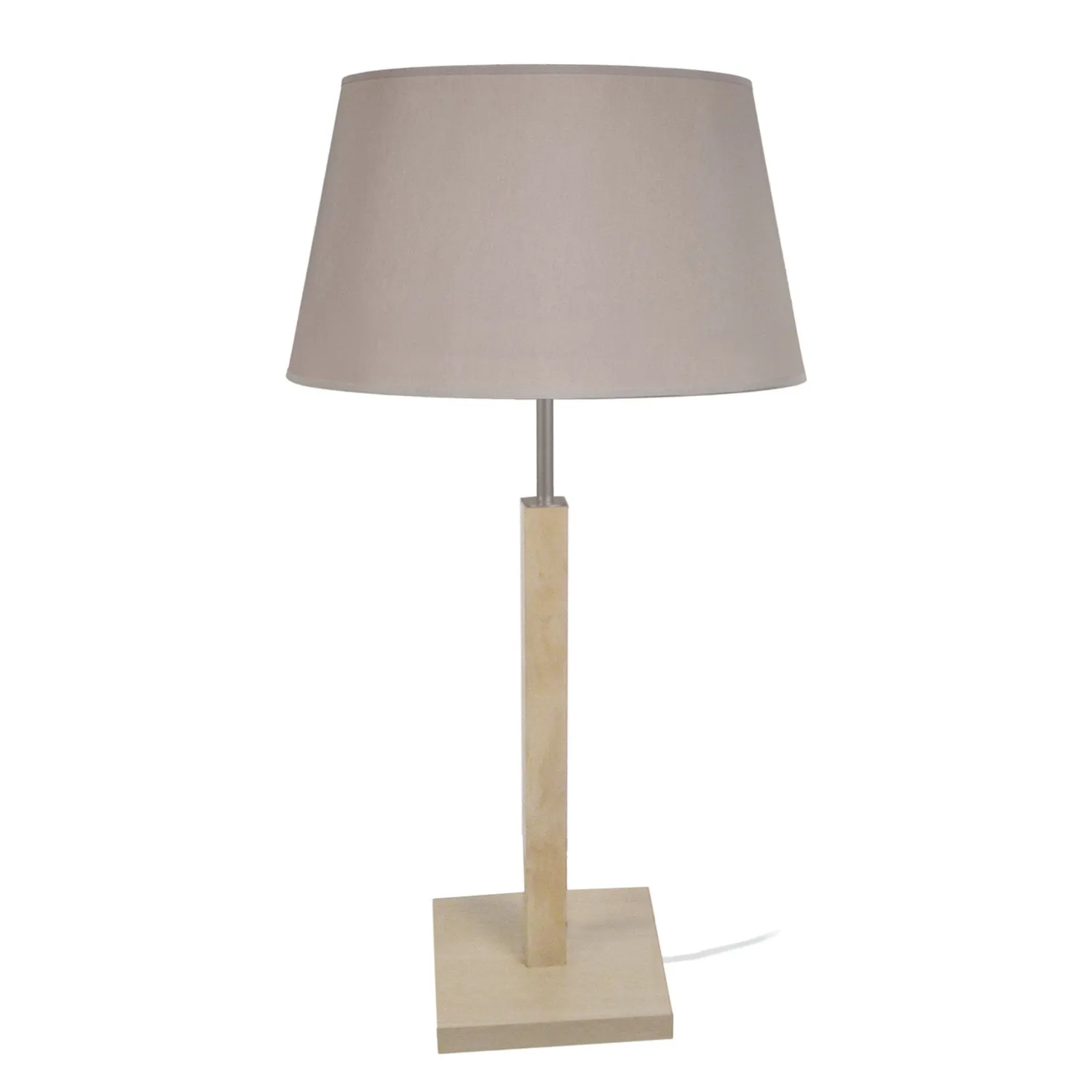 Tosel Hod B lampada tavolo colonna 30x56cm naturale ecrù