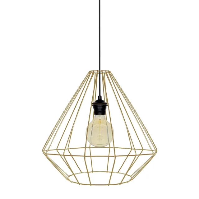 Tosel Diamond sospensione metallo bianco 40 cm