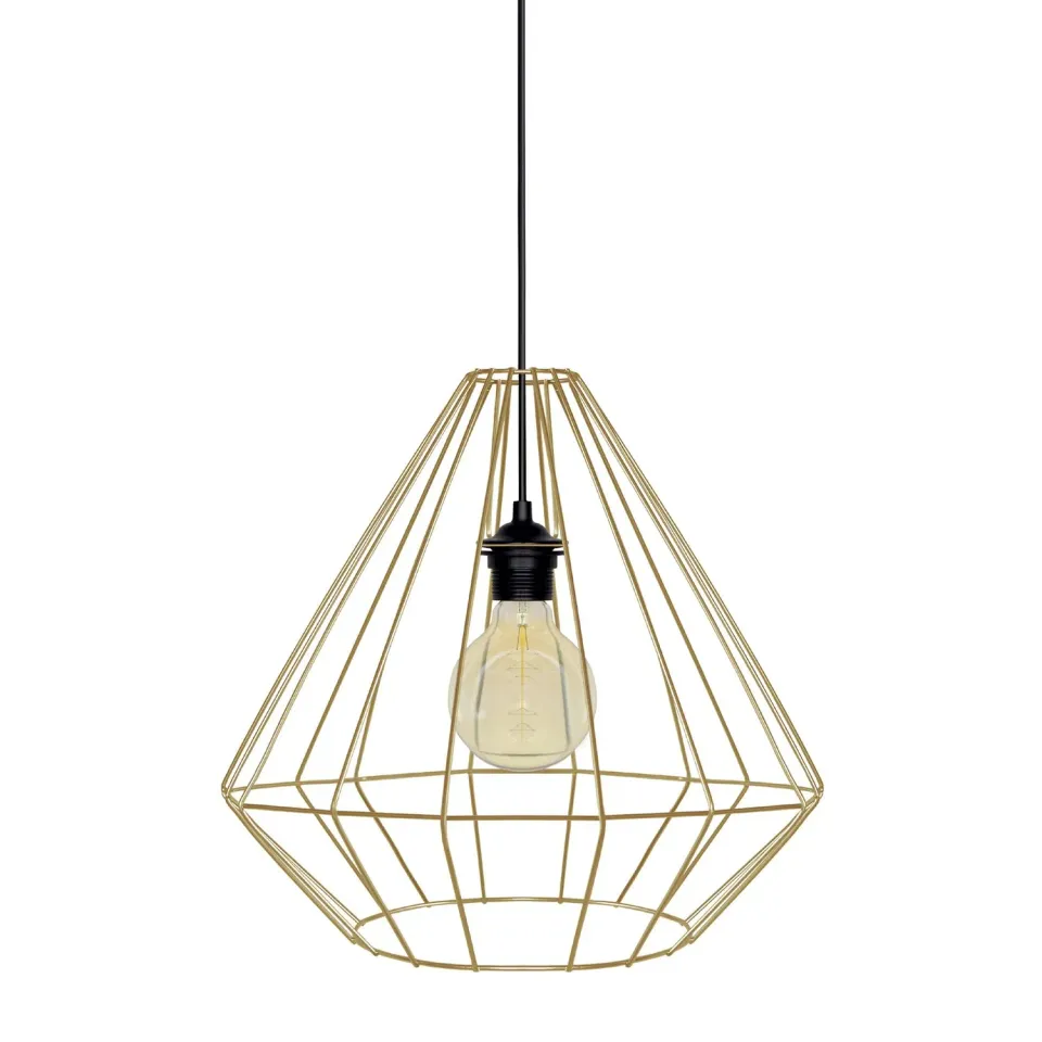 Tosel Diamond sospensione metallo bianco 40 cm