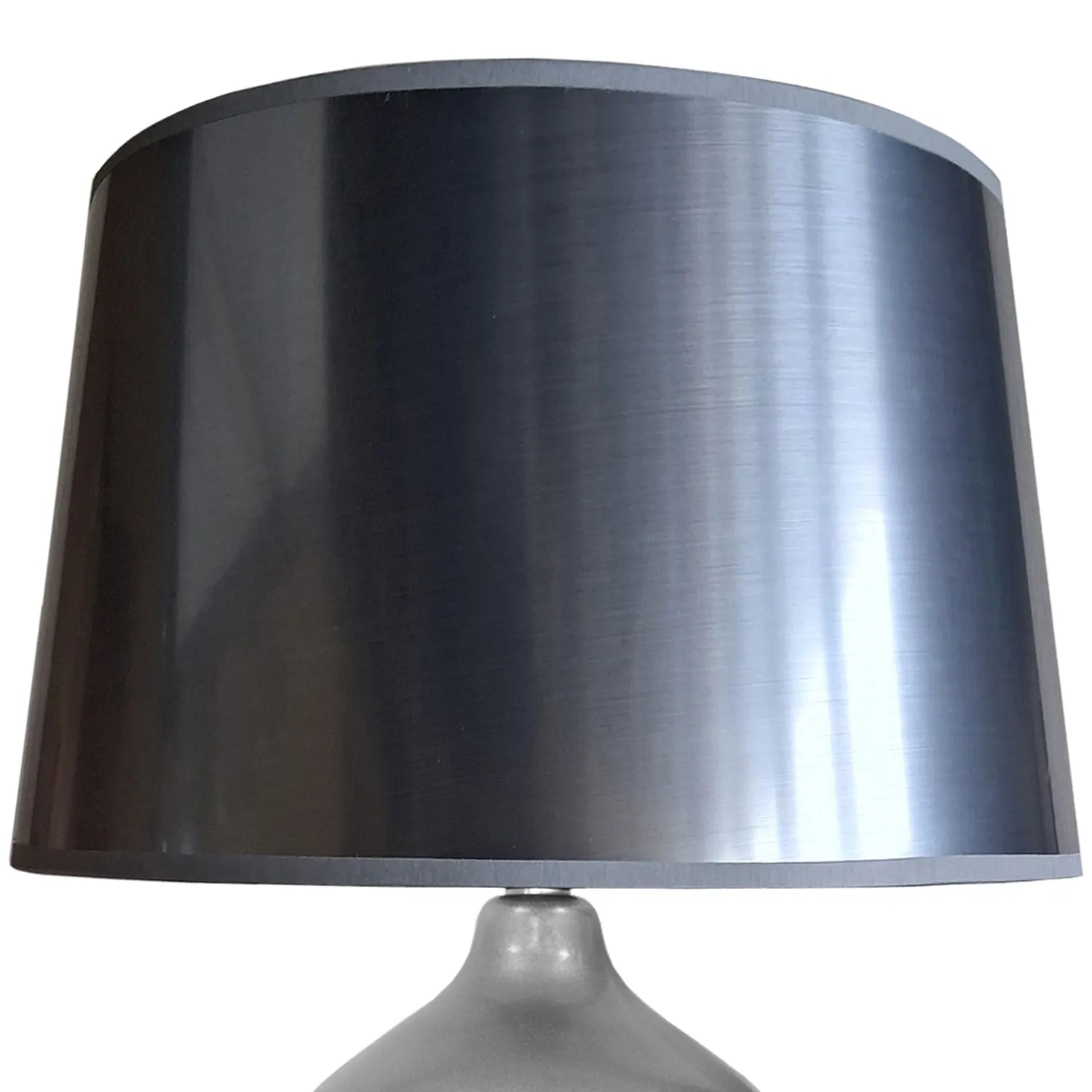 Tosel Falkirk lampada tavolo cromata 51 cm vetro