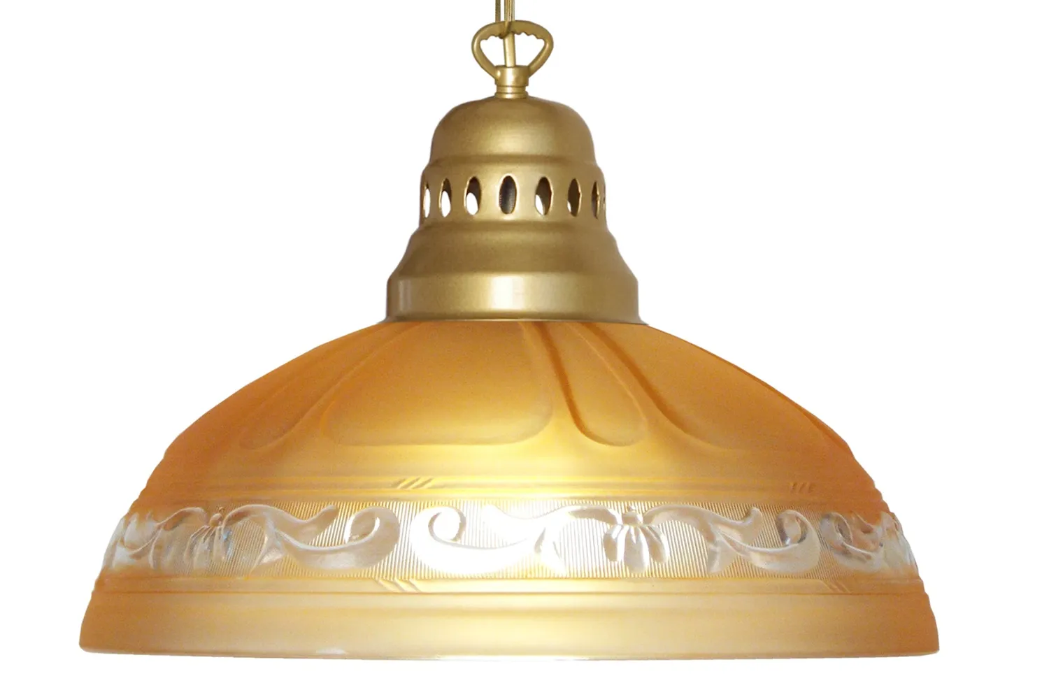Tosel Classic sospensione vetro satinato 35x100 cm