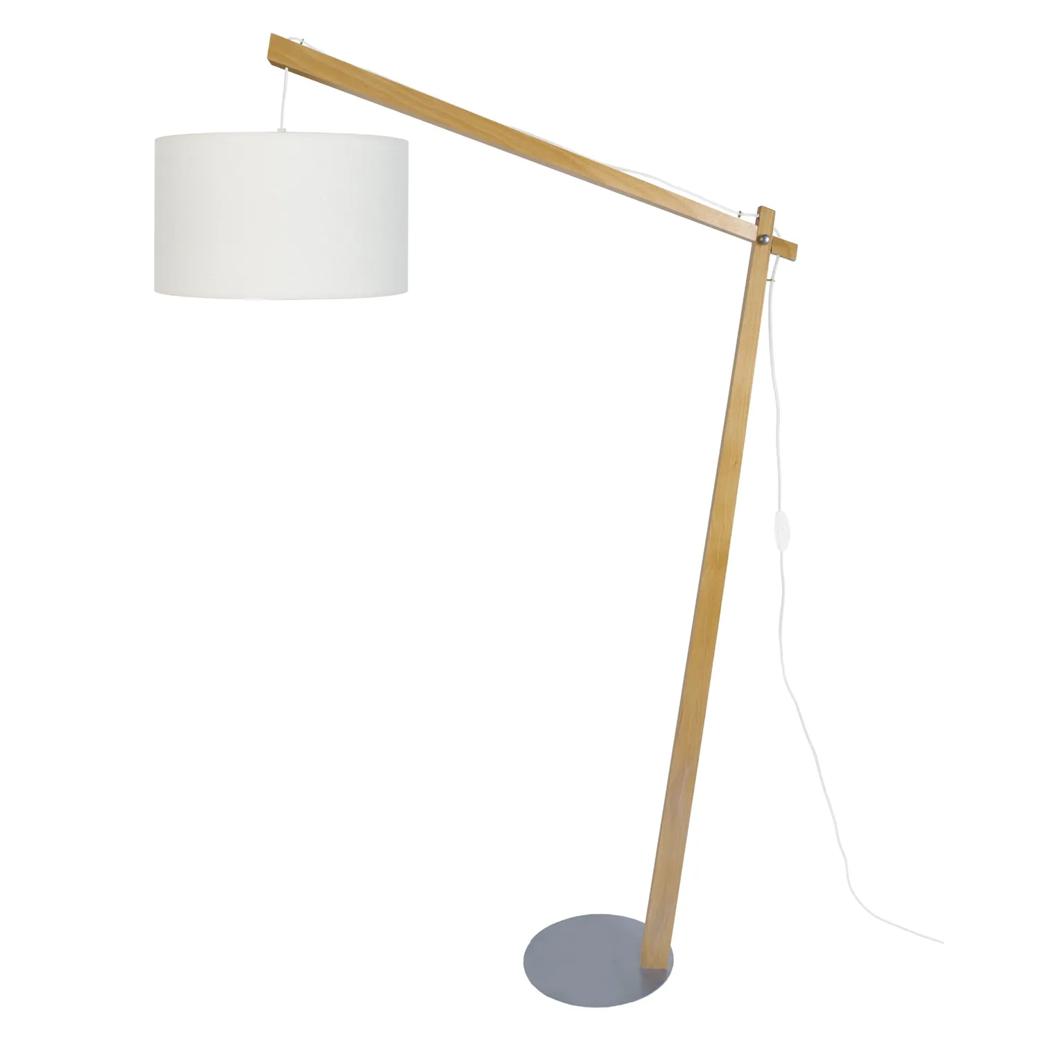 Tosel Belfort Cylinder piantana legno naturale ecrù 40x165 cm