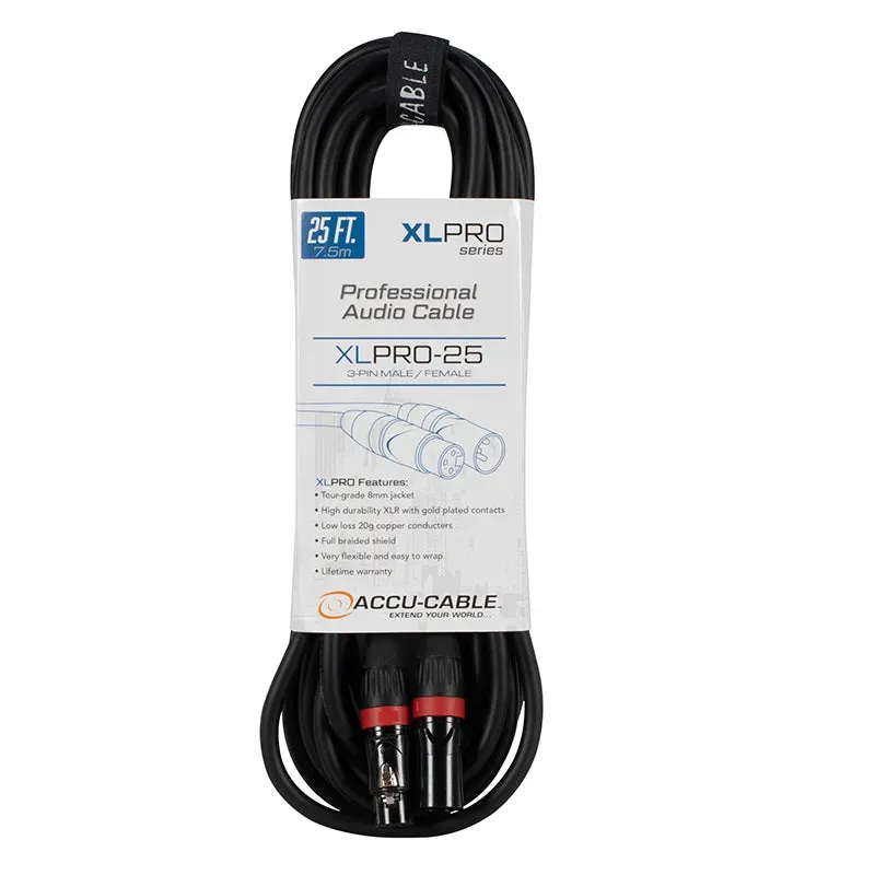 American DJ Accu Cable XLPRO-25 cavo XLR 7,5 m