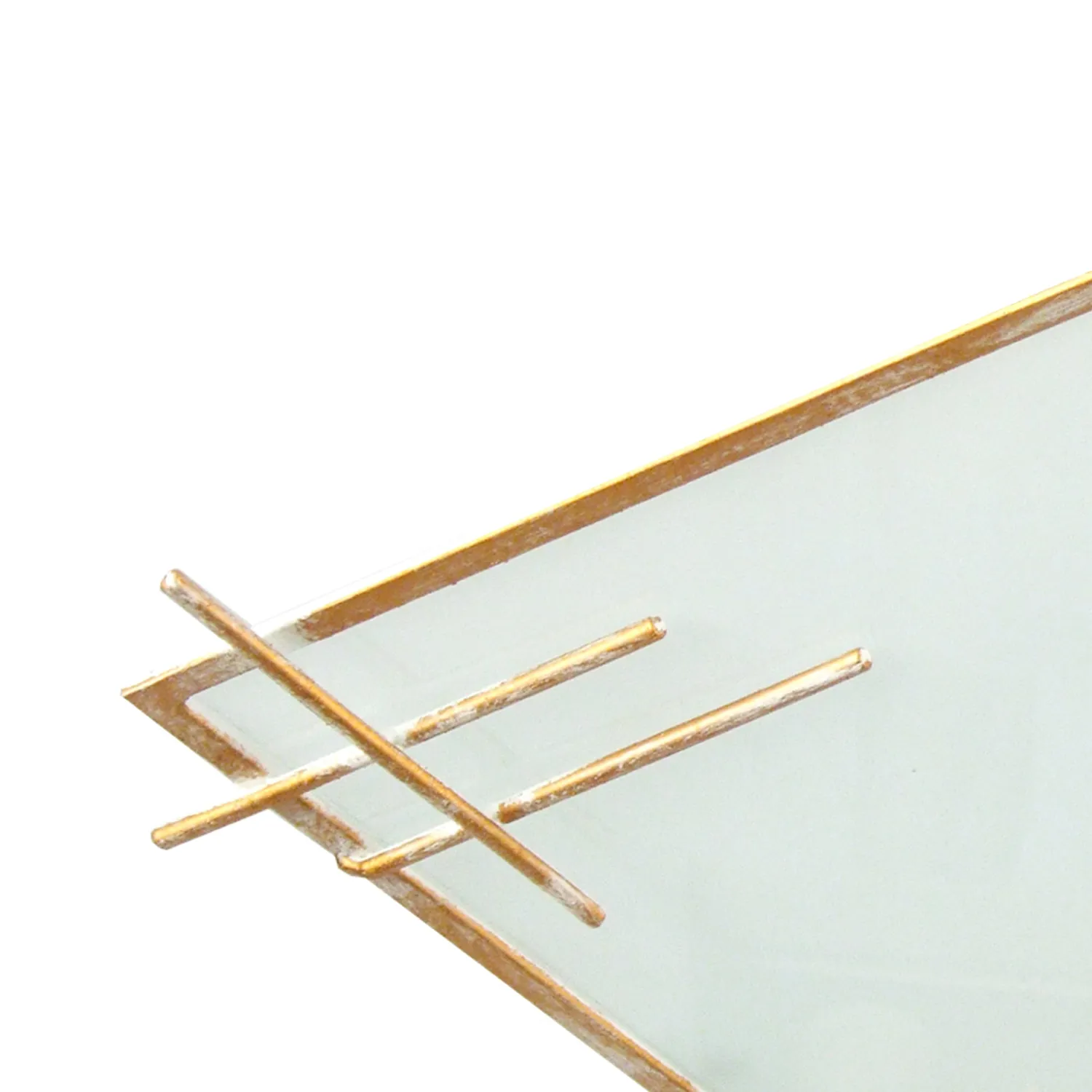 Tosel Tokyo Plafoniera Vetro Quadrata Bianca 35 cm