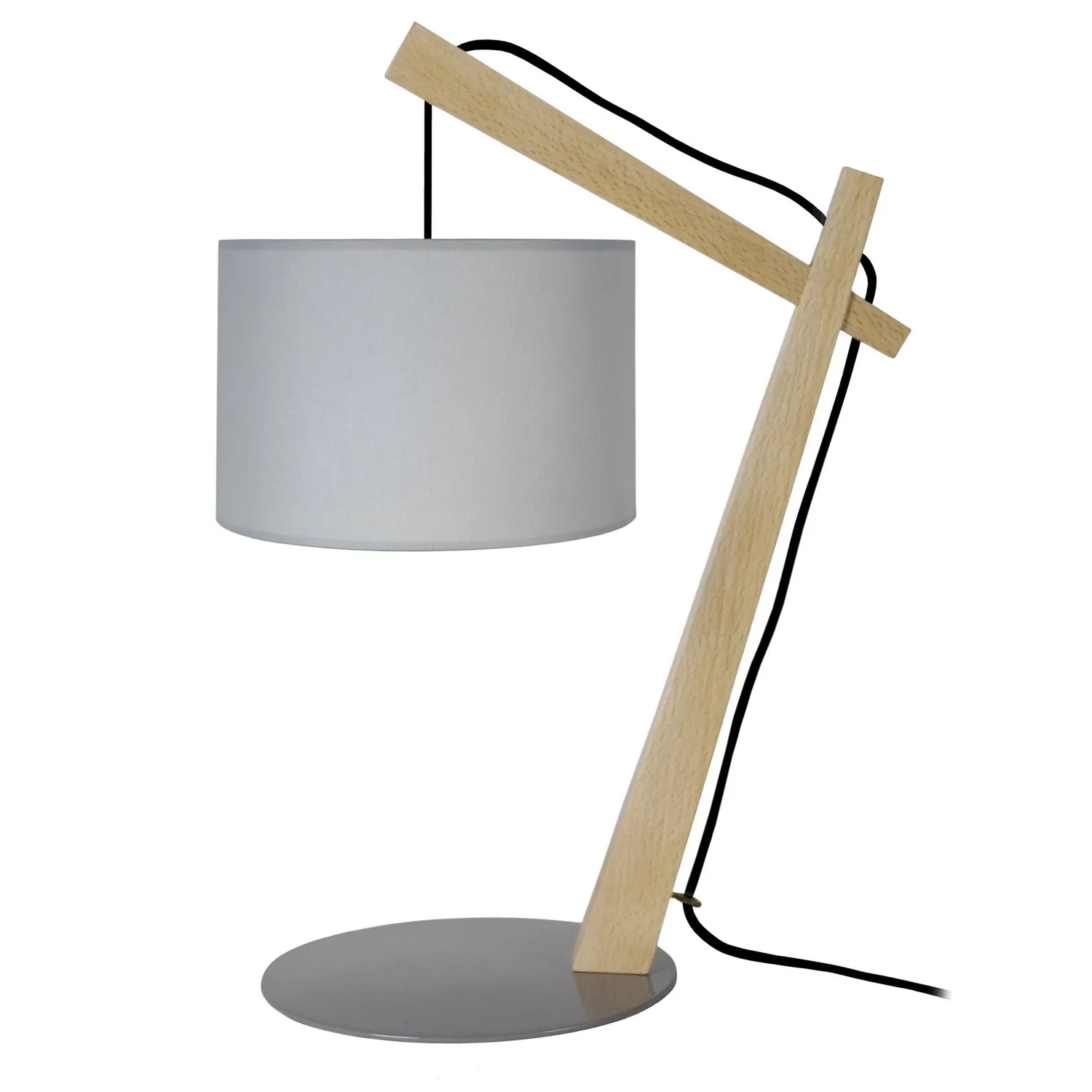 Tosel Belfort Lampada Tavolo 29x35 cm Naturale Bianco