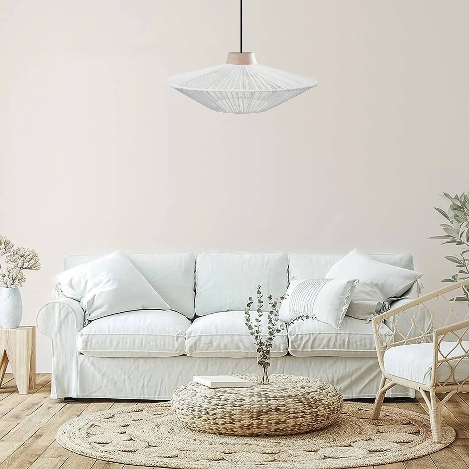 Tosel Harry 60 sospensione naturale 60x100 cm corda