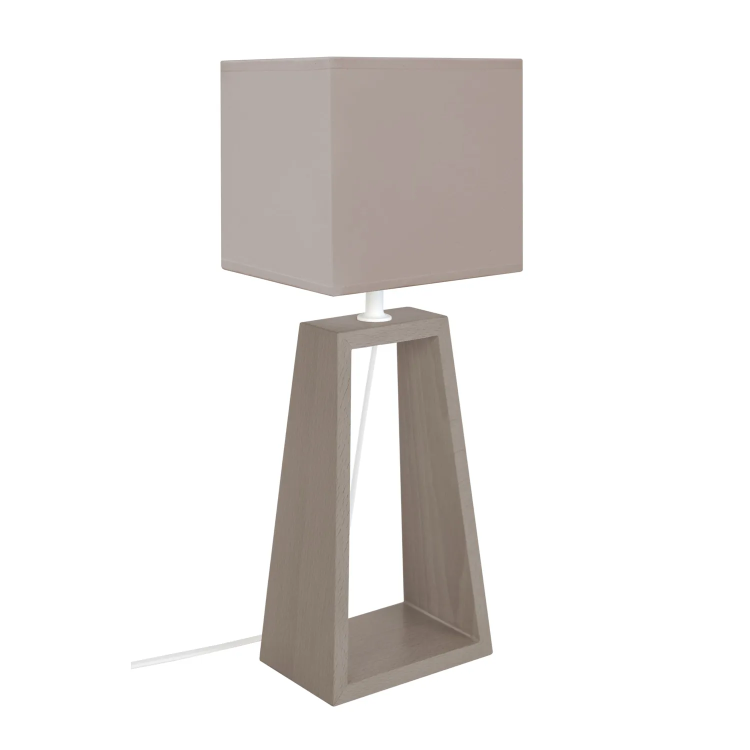 Tosel Mikelli Triangolo lampada tavolo 22x49cm nera