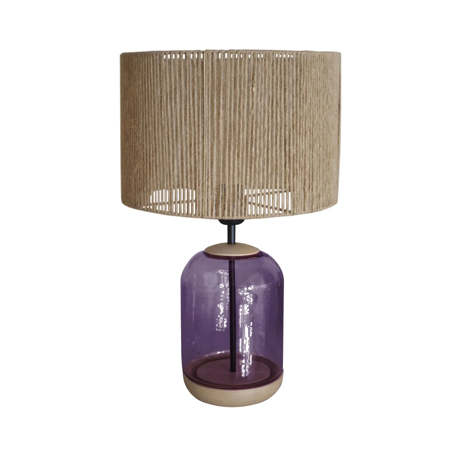 Tosel Svalbard Midium lampada da tavolo vetro trasparente 30x50cm