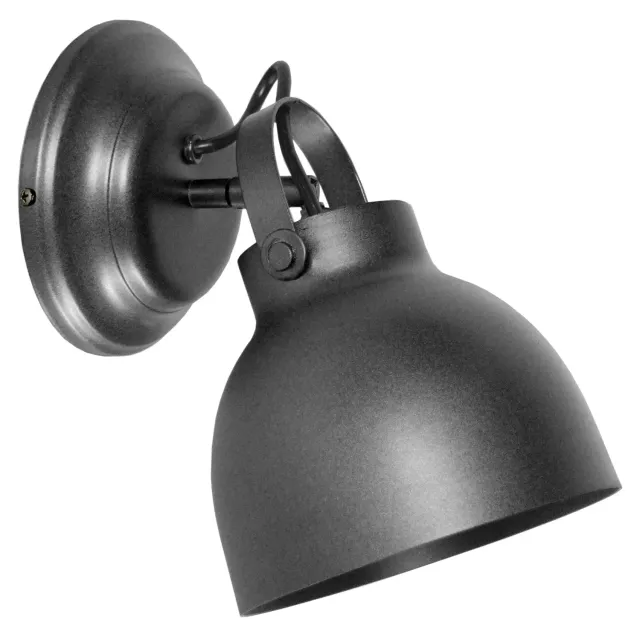 Tosel Andersen lampada da parete 15x13 cm antracite snodata
