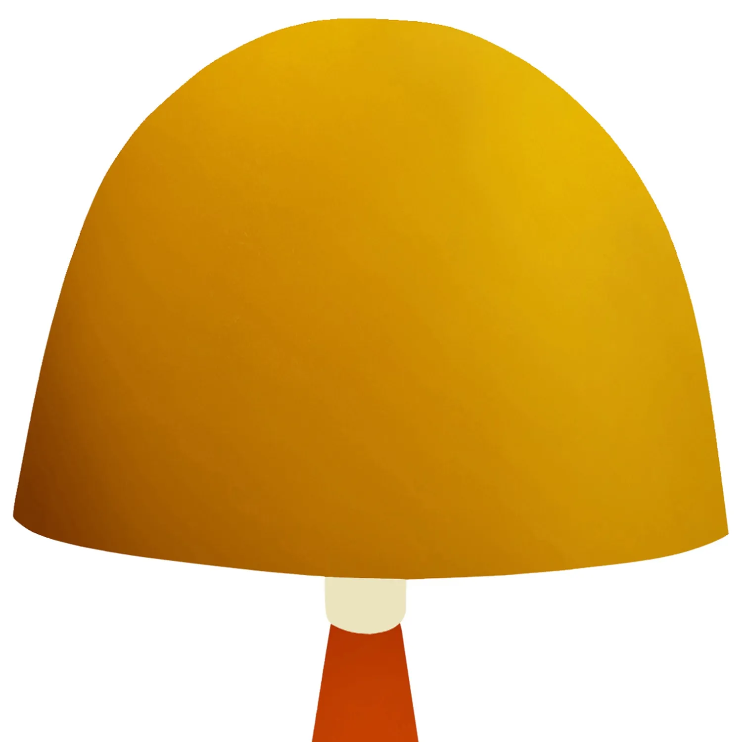 Tosel Petite Janina lampada tavolo arancione E27 22x37 cm