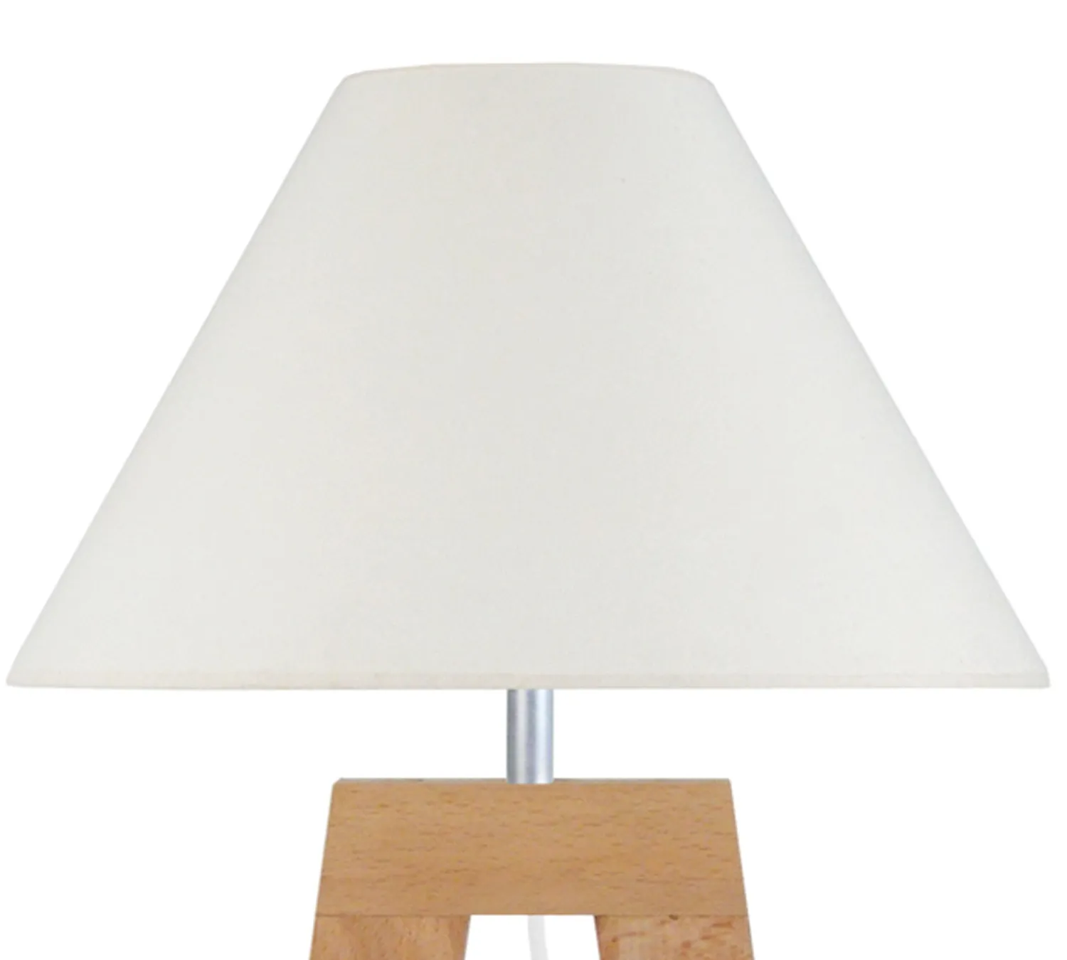 Tosel Vili lampada da tavolo naturale ecrù 35x56cm