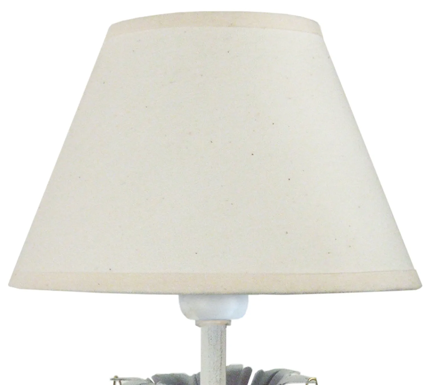 Tosel Pampilles lampada tavolo bianco colonna E14