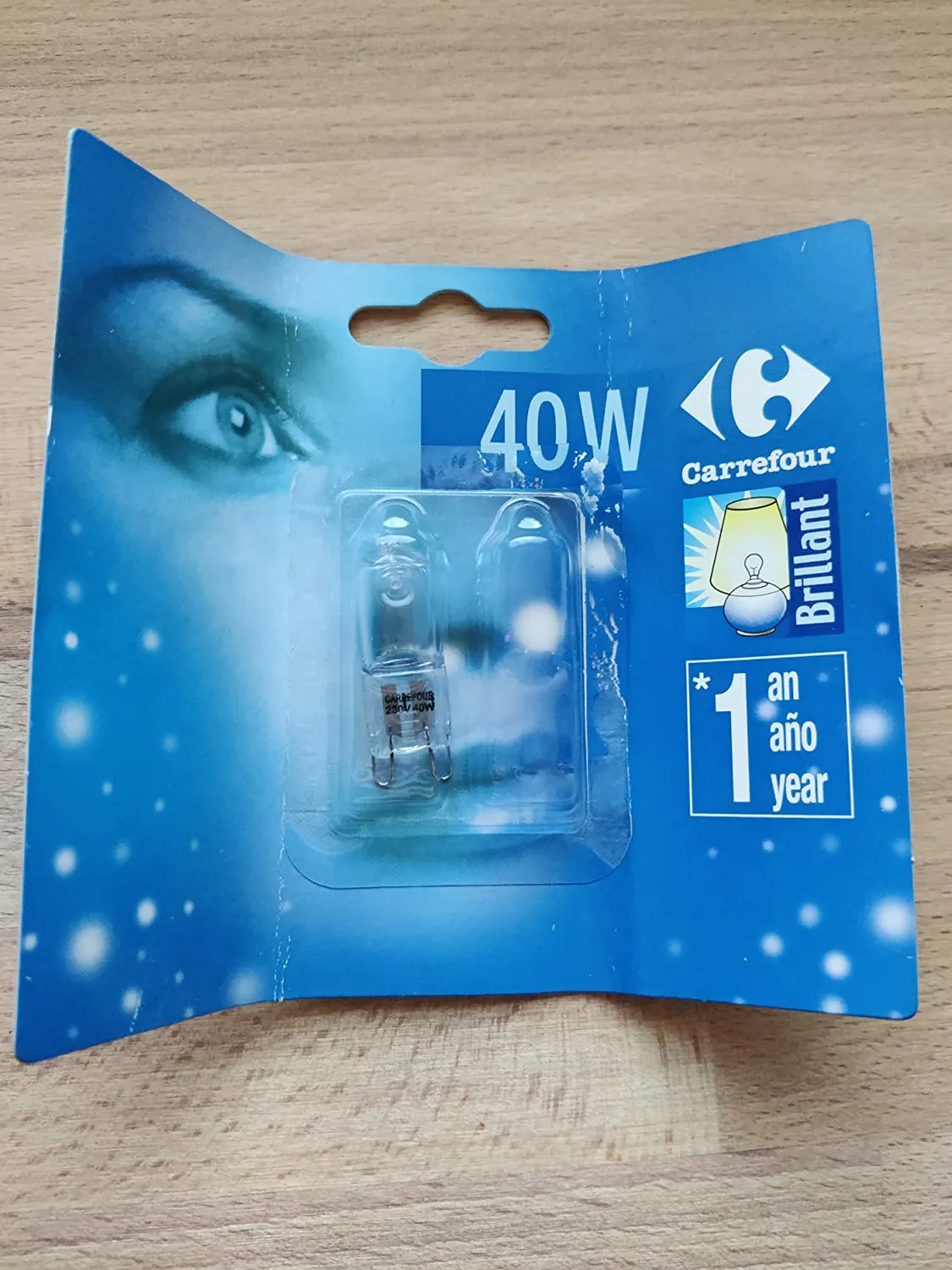 Eveready S819 Lampadina Alogena G9 40W 2 Pezzi