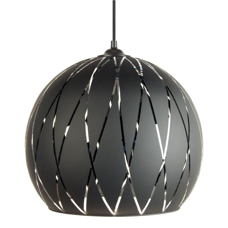 Tosel Bia sospensione globo in vetro satinata 30x100 cm