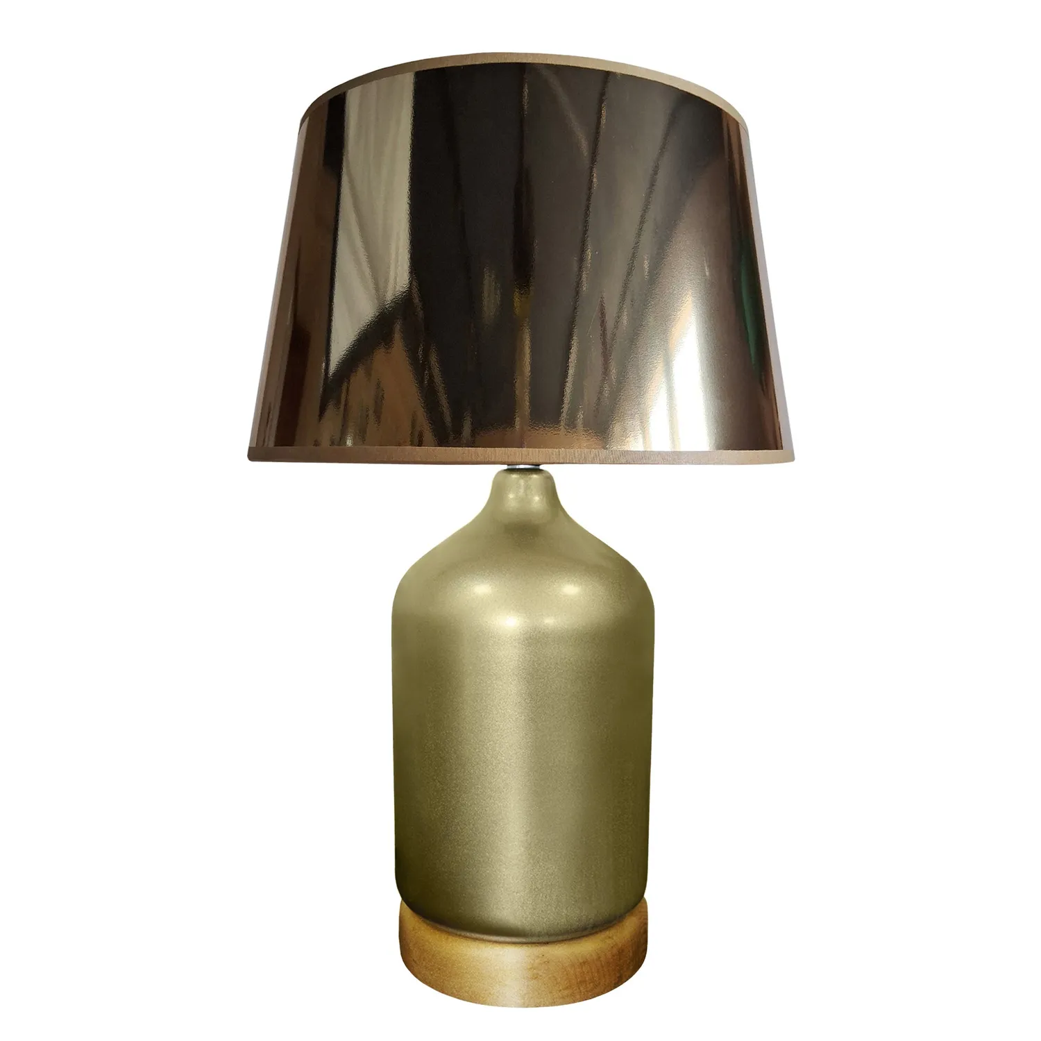 Tosel Falkirk lampada tavolo cromata 51 cm vetro