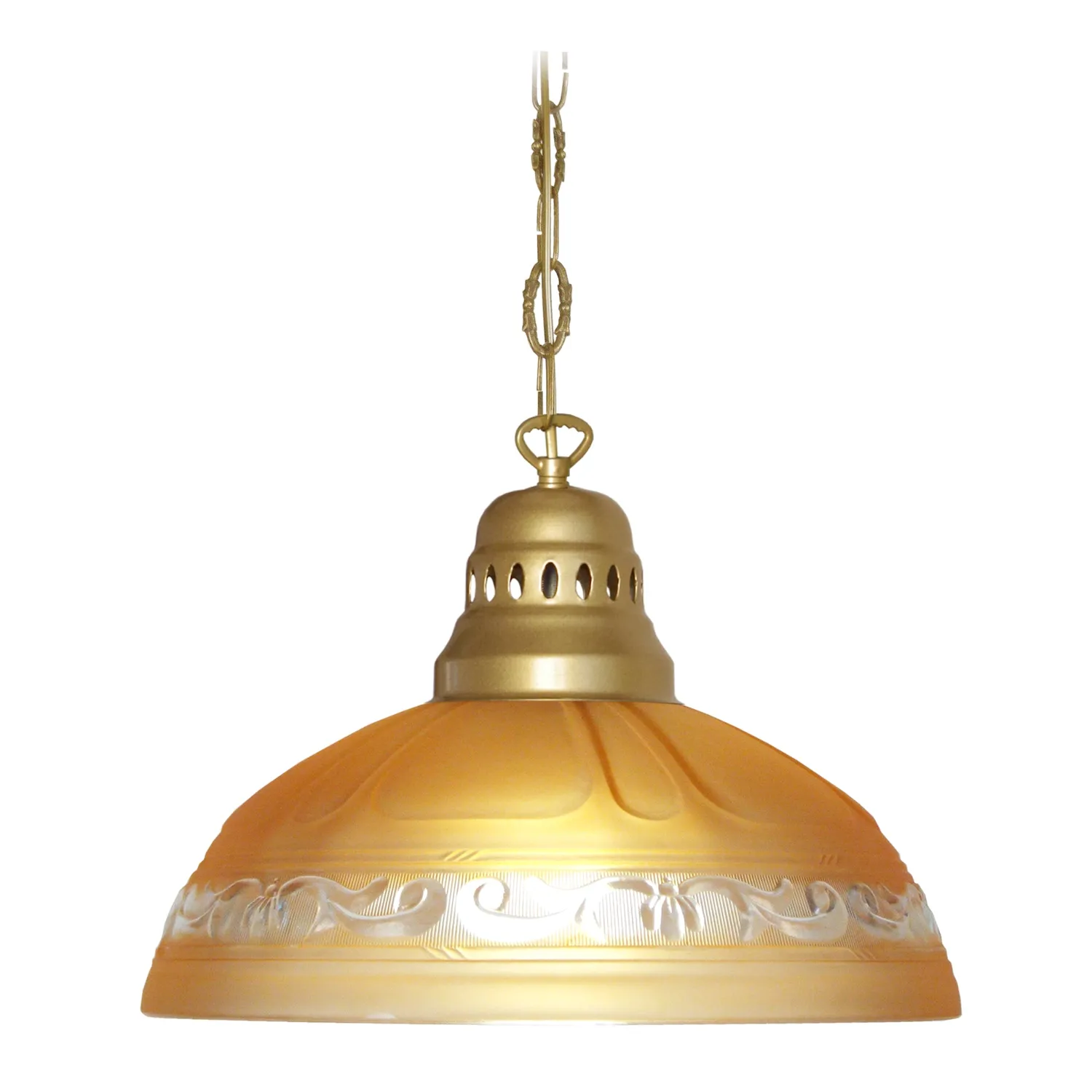 Tosel Classic sospensione vetro satinato 35x100 cm