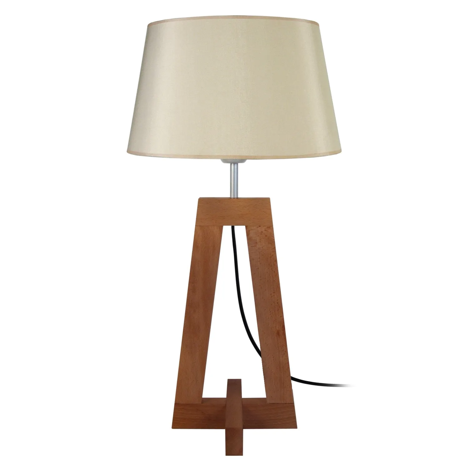 Tosel Vili lampada comodino naturale ecrù 30x54 cm