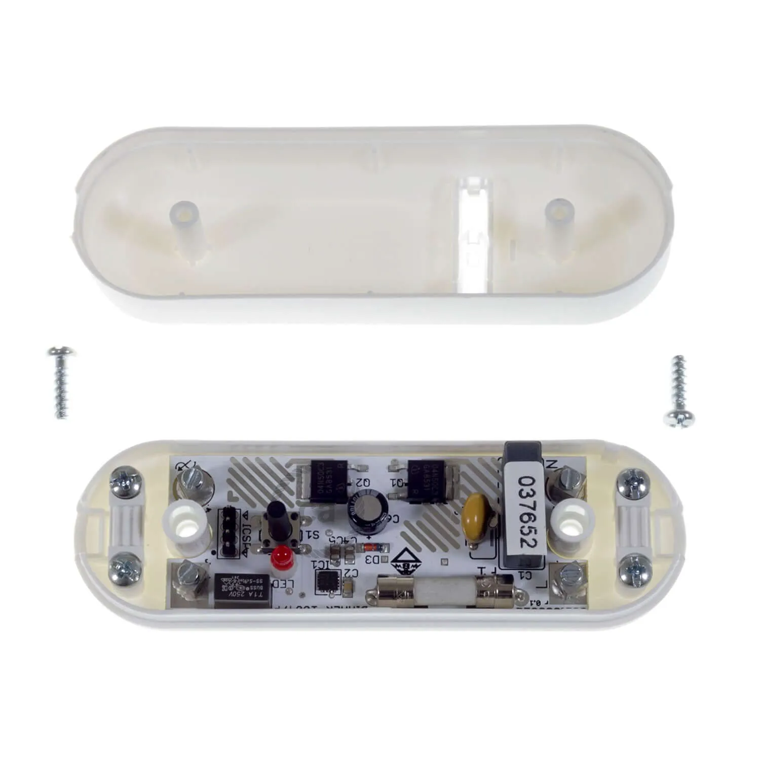 Creative Cables dimmer universale bianco con pulsante LED