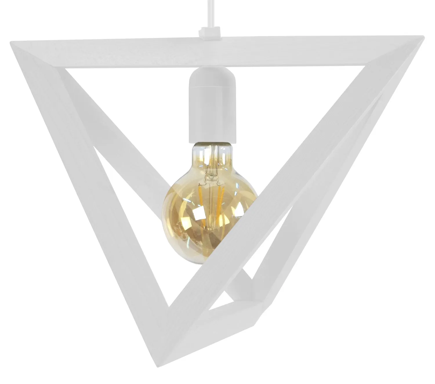 Tosel Tétraèdre C sospensione piramide legno naturale 35x100cm