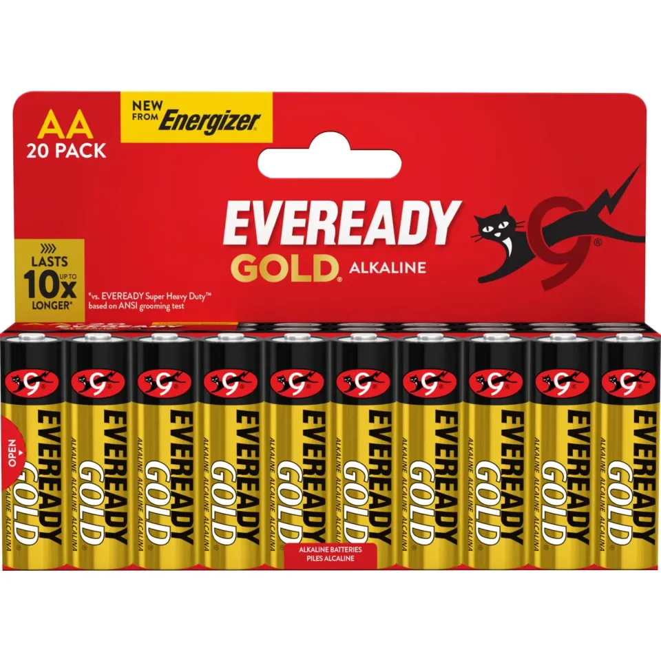 Eveready Gold batterie AA 20 pezzi alcaline 1,5V