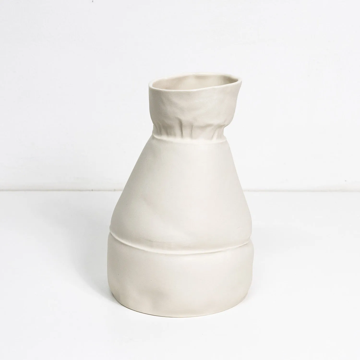 Souda Kawa Vase 16 vaso porcellana bianco