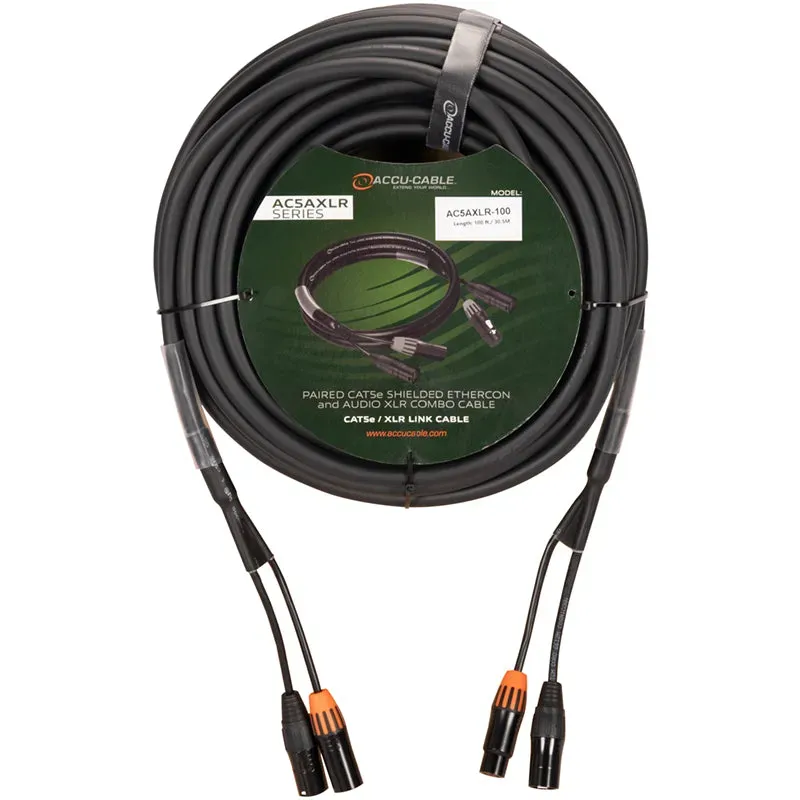 Accu Cable AC5AXLR-100 cavo audio 30,5m combinato